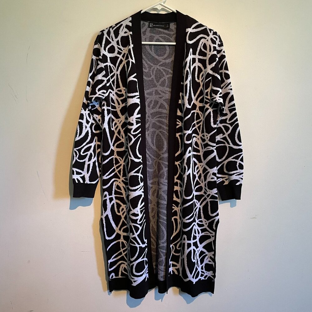 NY&C Abstract Print Cardigan NWOT